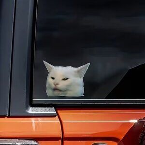 “Smudge the Cat” Car Window Sticker (BRAND NEW & SO CUTE!)‎